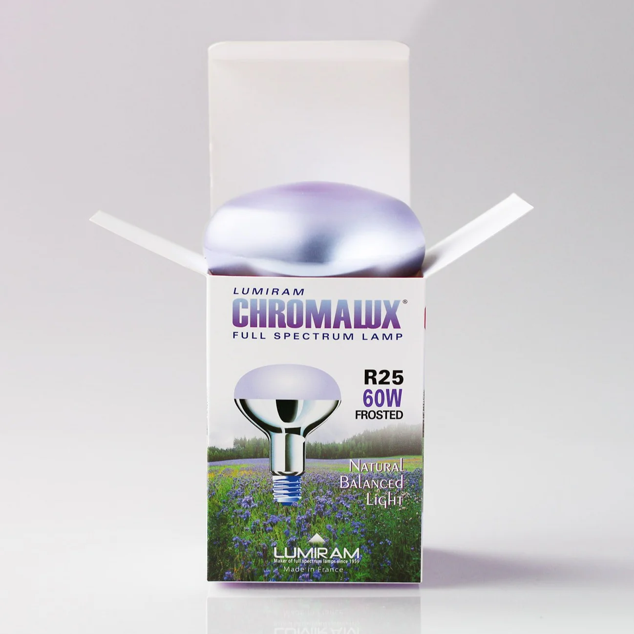 R25 / 60W Chromalux® Full Spectrum Reflector Flood Light Bulb (Plant Lamp)