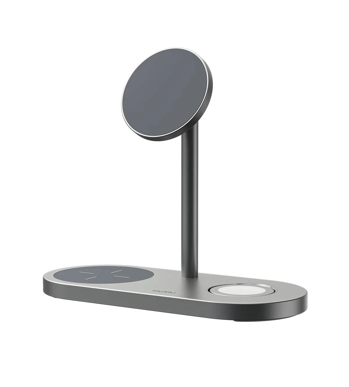 KUXIU X23 Pro 3-in-1 MagSafe Dual-Core Fast Charging Stand – Gray