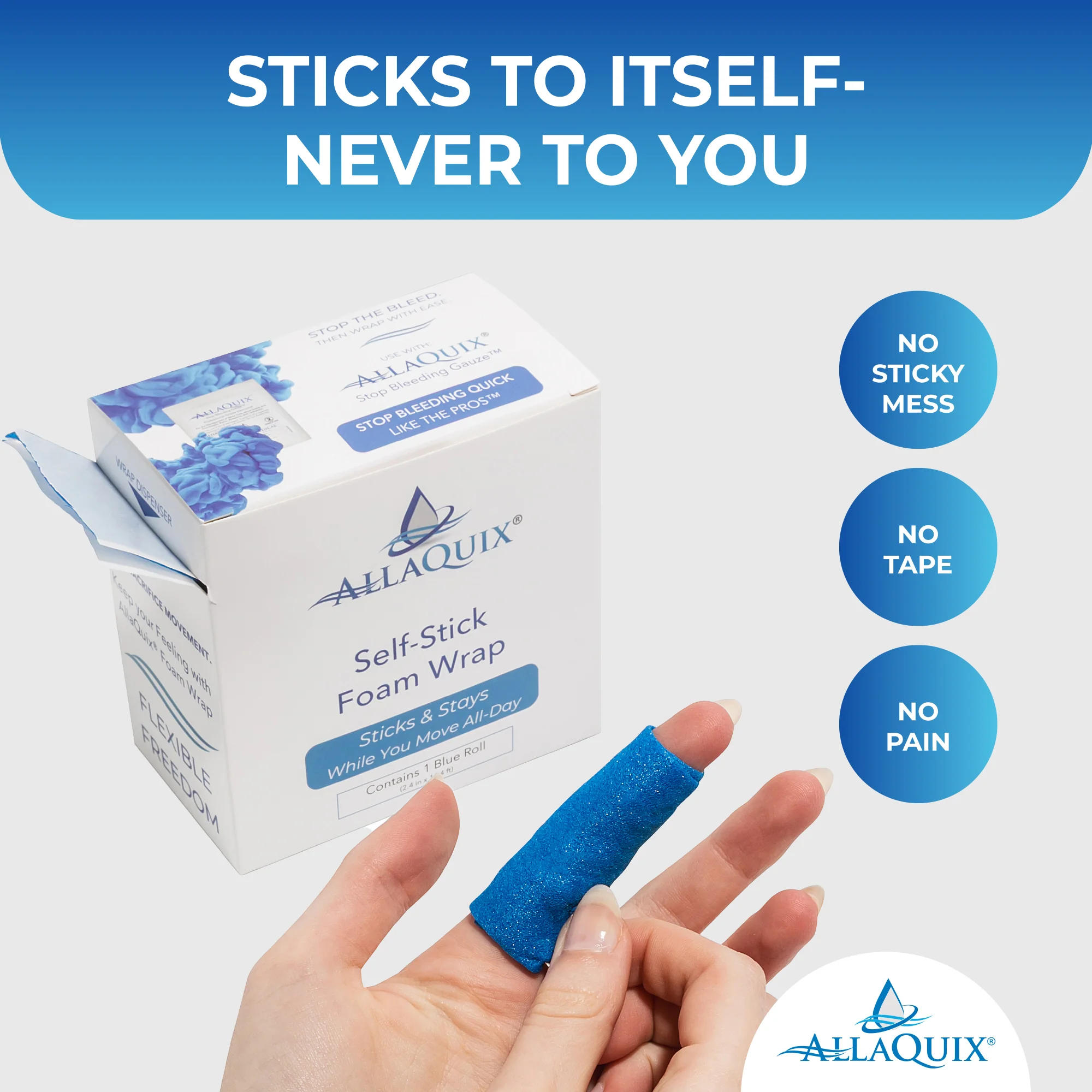 Wrapid Self-Stick Foam Wrap