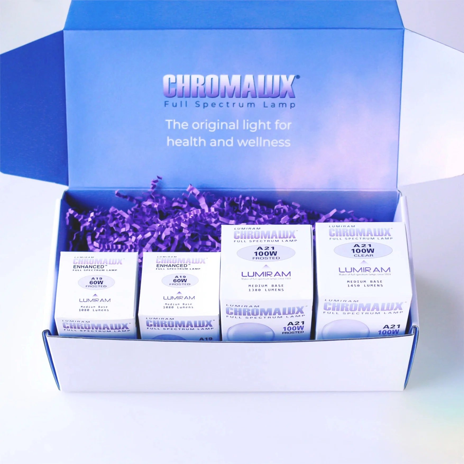 Chromalux® Full Spectrum Best Sellers Gift Bundle (4 standard bulbs)
