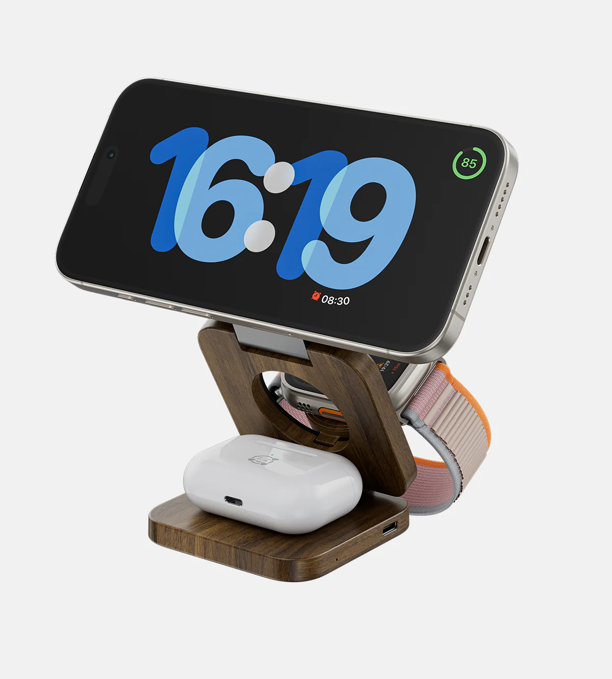 KUXIU X55 Nature Series 3-in-1 Foldable Magnetic Wireless Charging Station