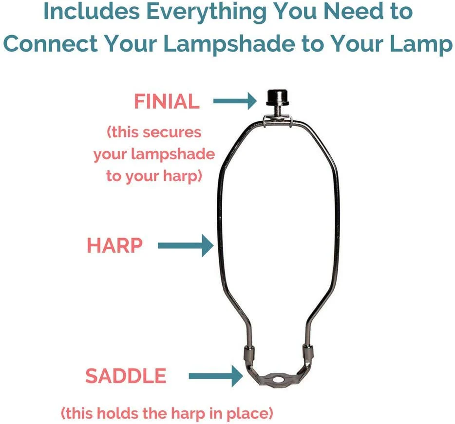 Lamp Harp Kit (Nickel Silver)