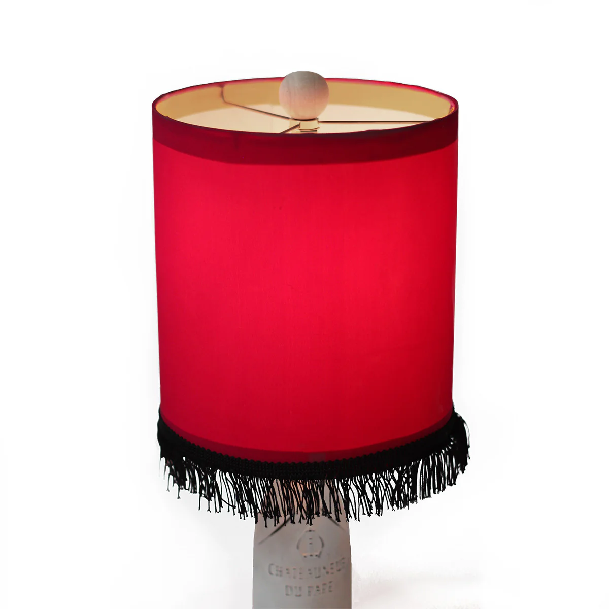 Lamp Finials 2-Pack (Wood Ball, 1-3/8 Tall)