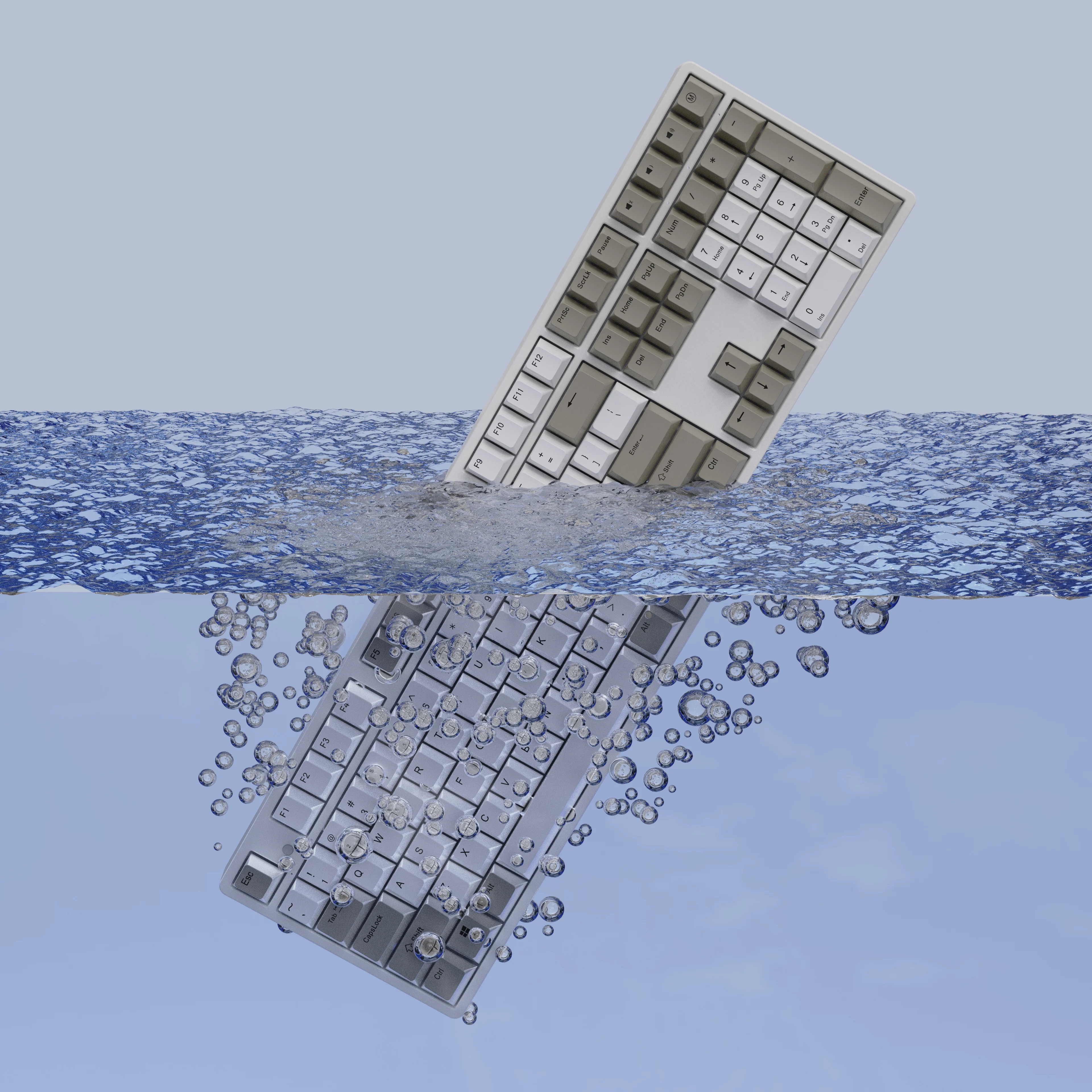 87/108 IP68 waterproof series White