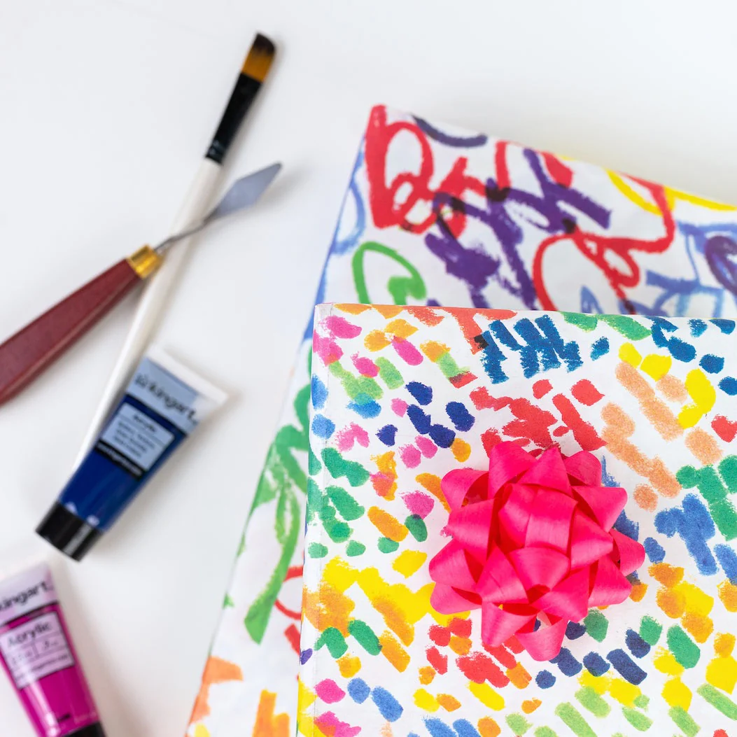 Funfetti/ Squiggles - Double-sided Eco Wrapping Paper for Everyday Gifting