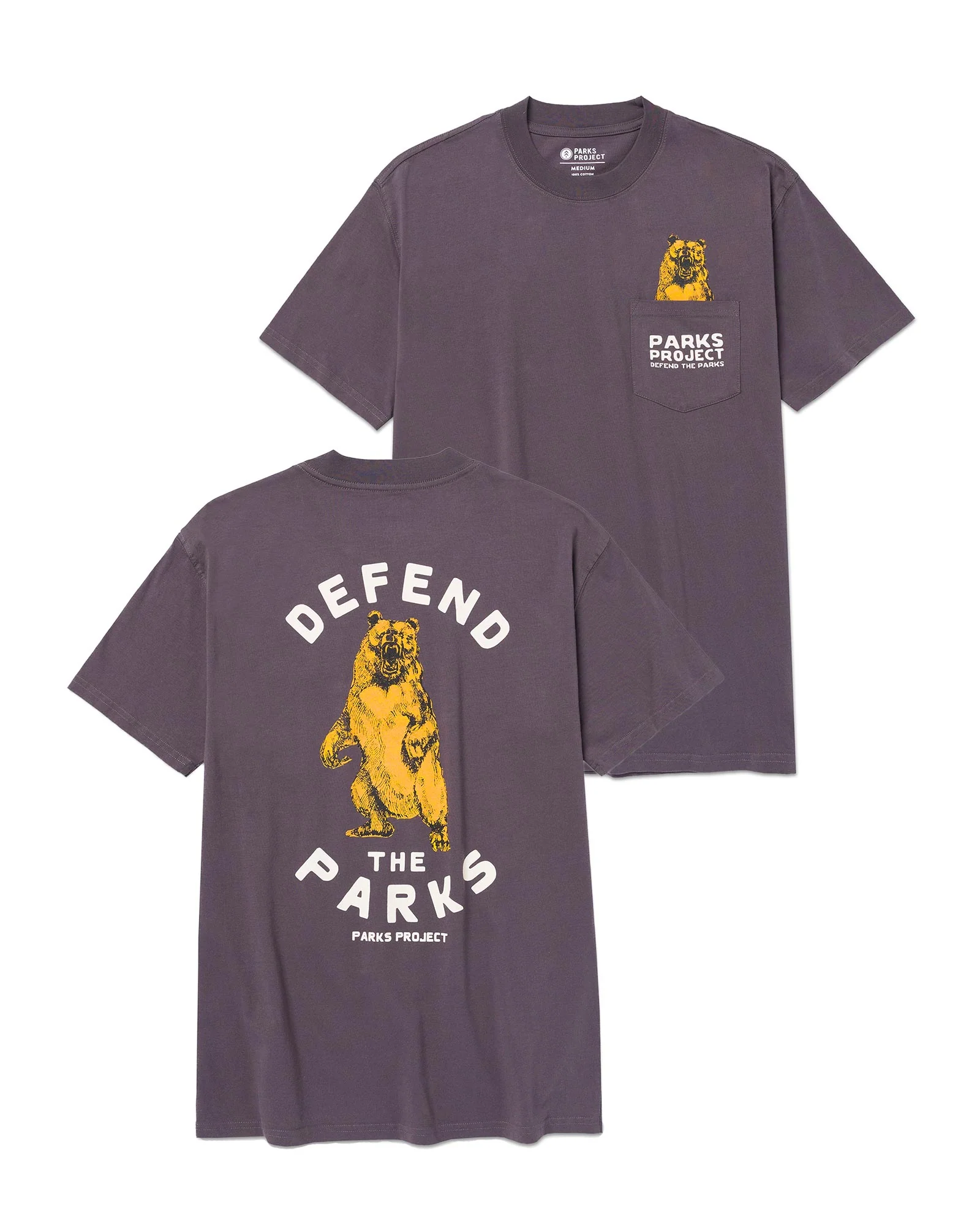 Defend the Parks Bear Pocket Tee
