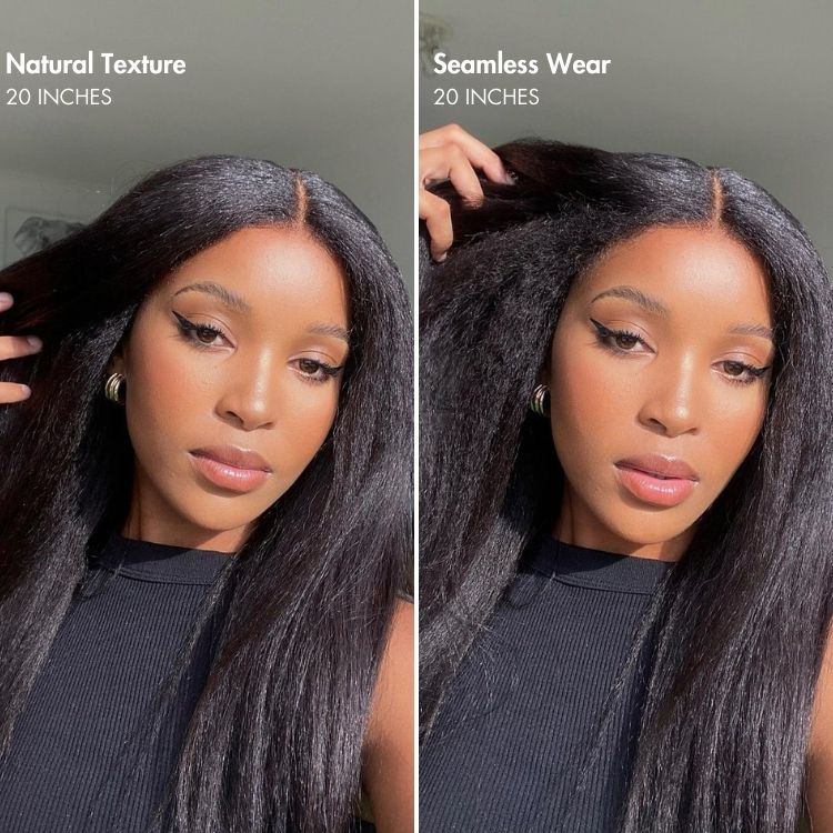 Body Wave / Straight / Kinky / Deep Wave Human Hair U Part Wig