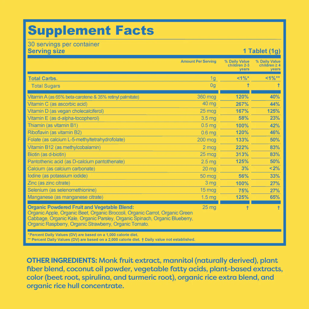 Copy of Kids Daily Multivitamin