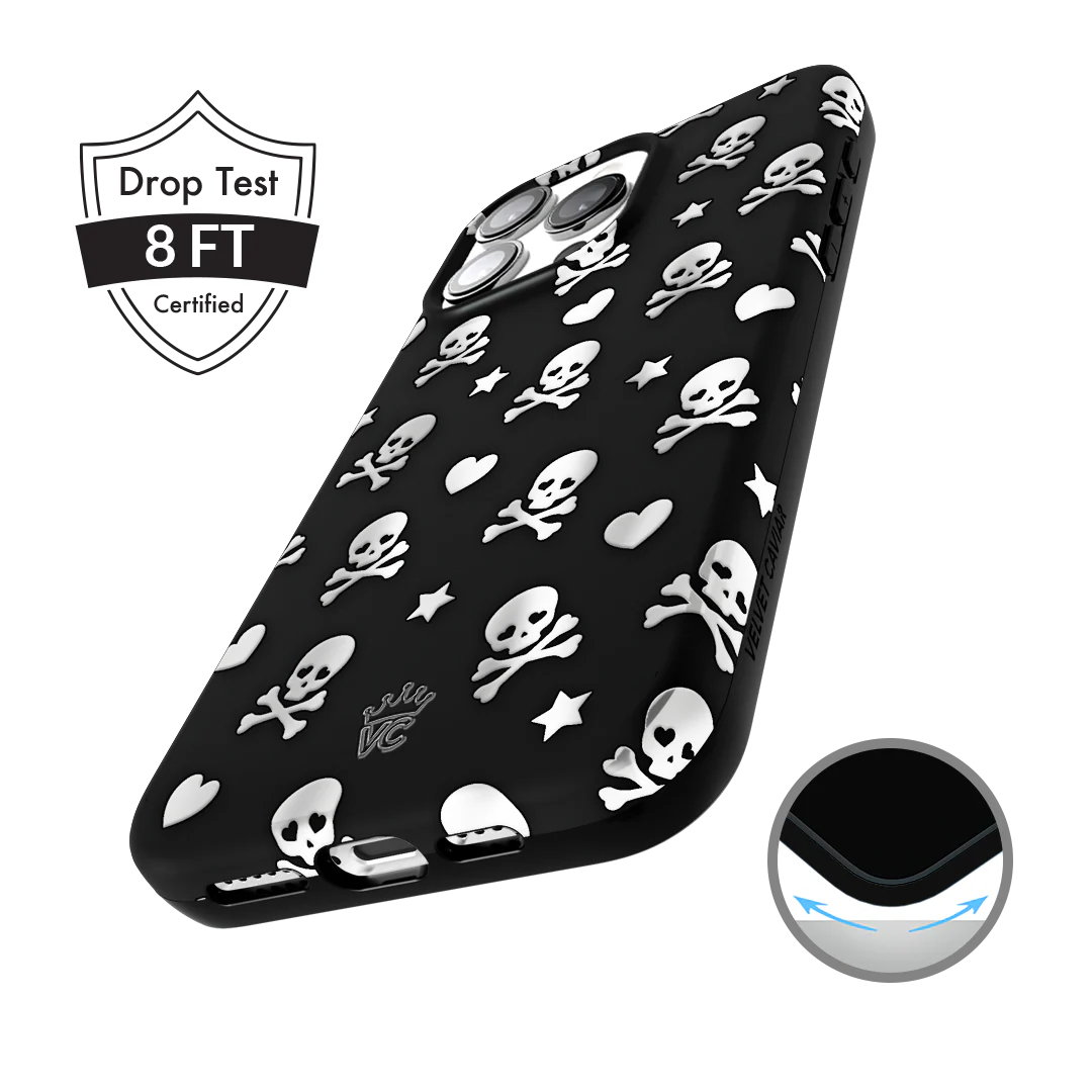 Chrome Skulls iPhone Case
