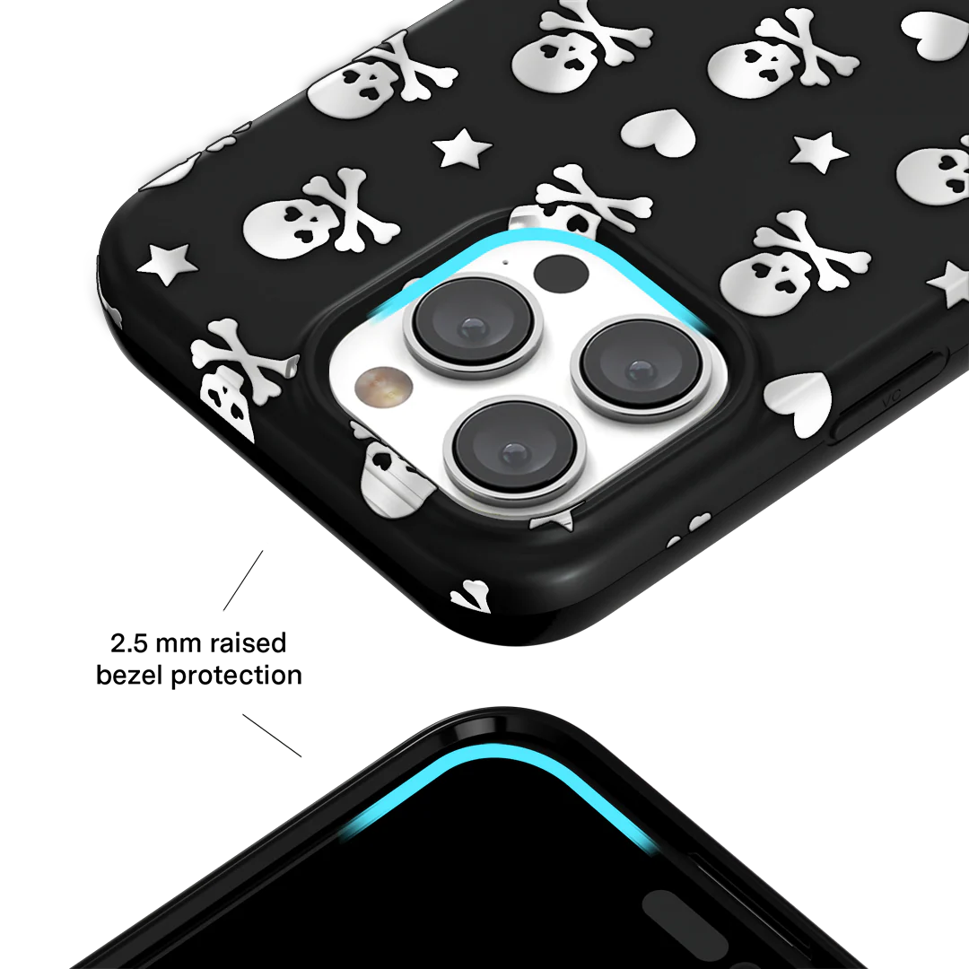 Chrome Skulls iPhone Case