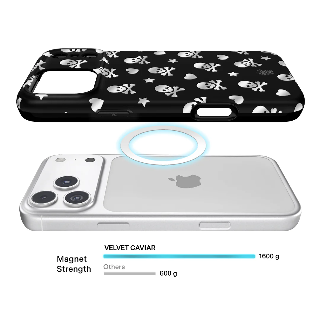 Chrome Skulls iPhone Case