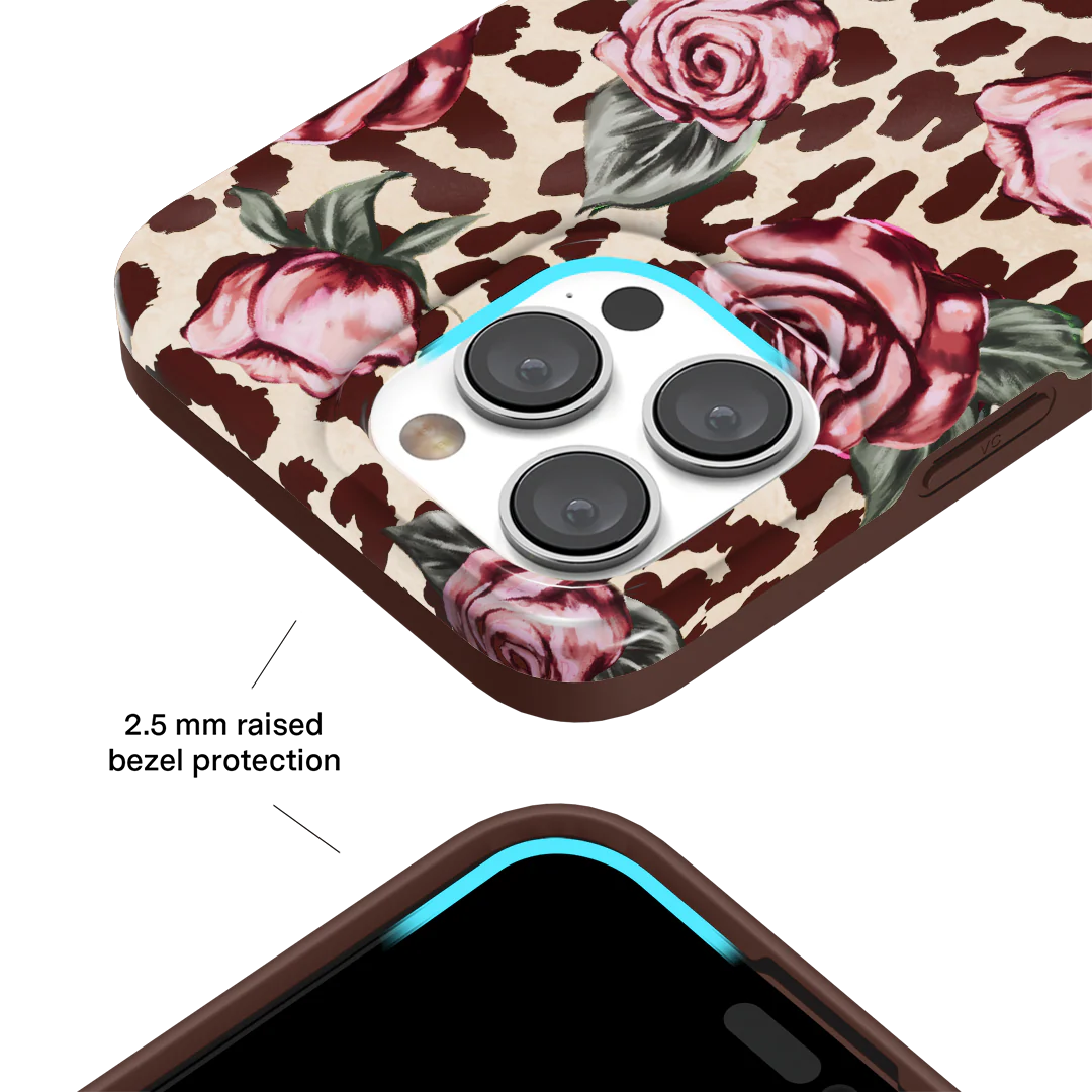 Rosy Leopard iPhone Case