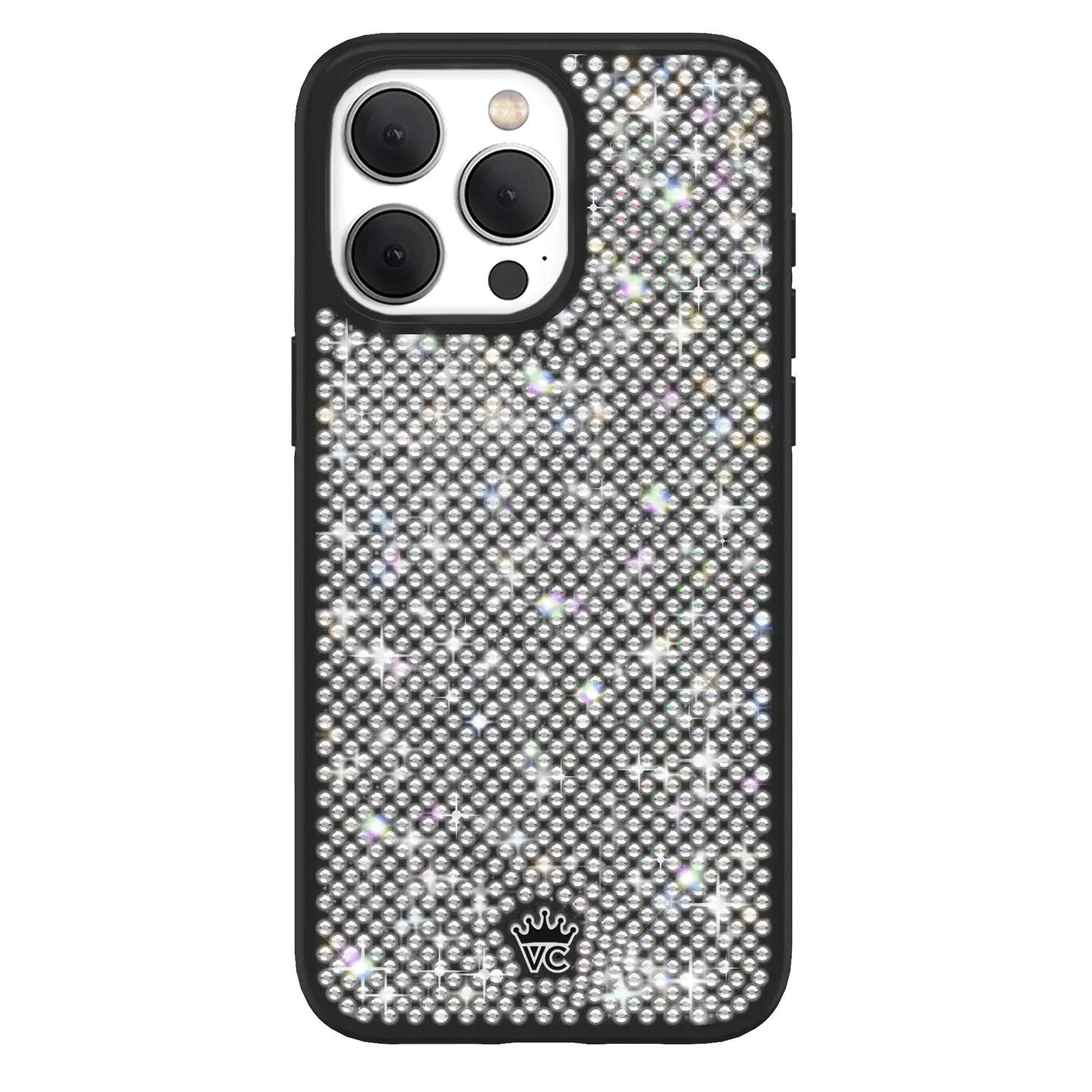 Black Caviar Crystals iPhone Case