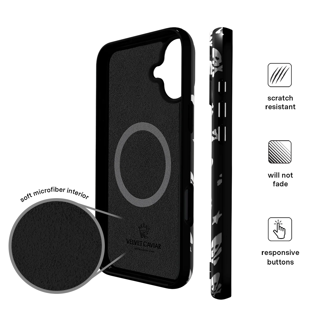 Chrome Skulls iPhone Case