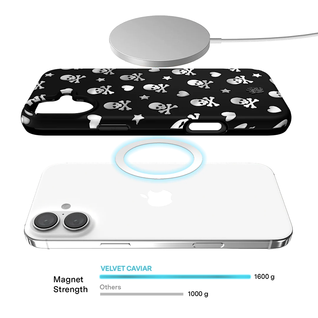 Chrome Skulls iPhone Case