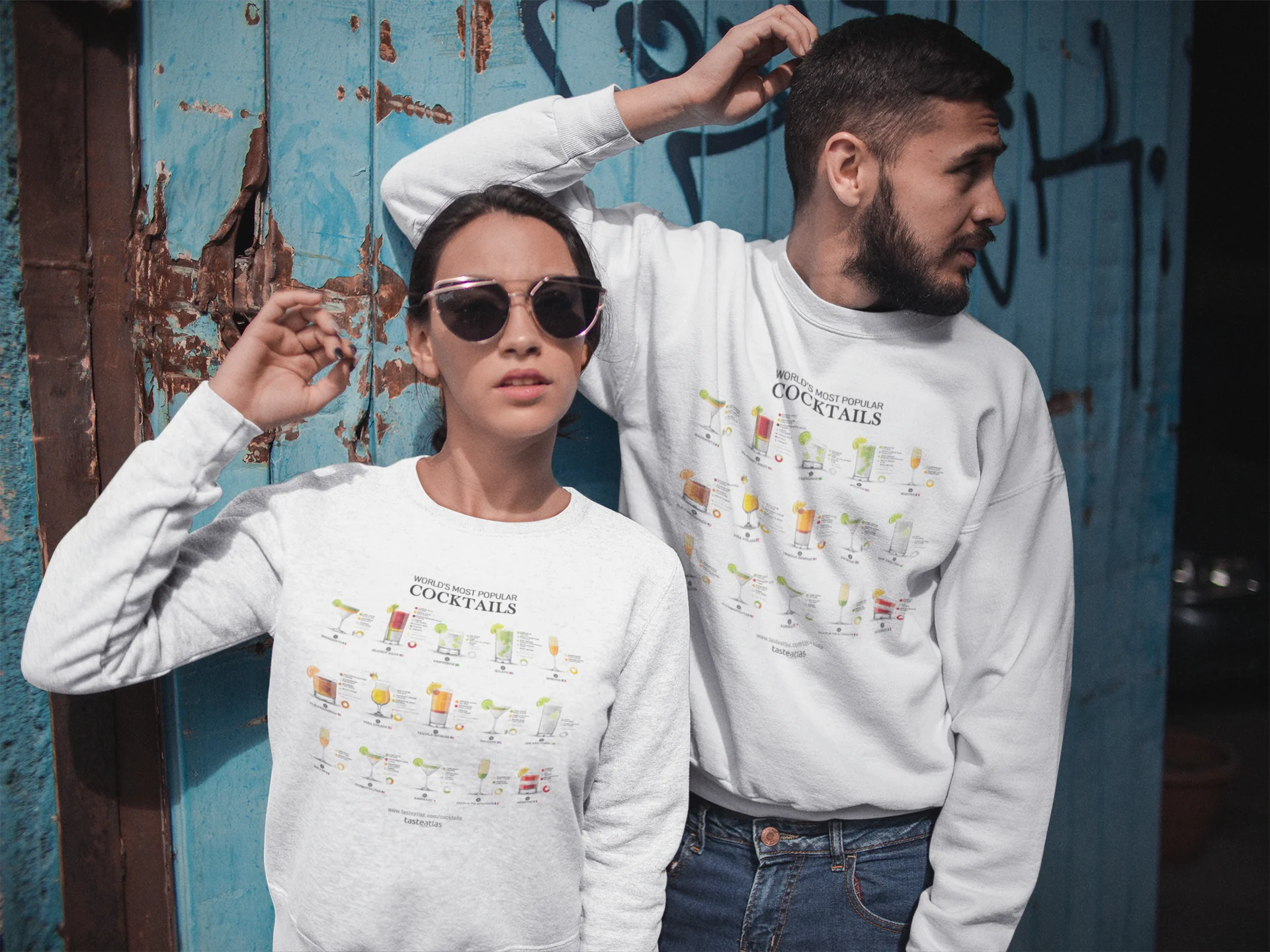 World's Most Popular Cocktails Unisex Sweatshirt