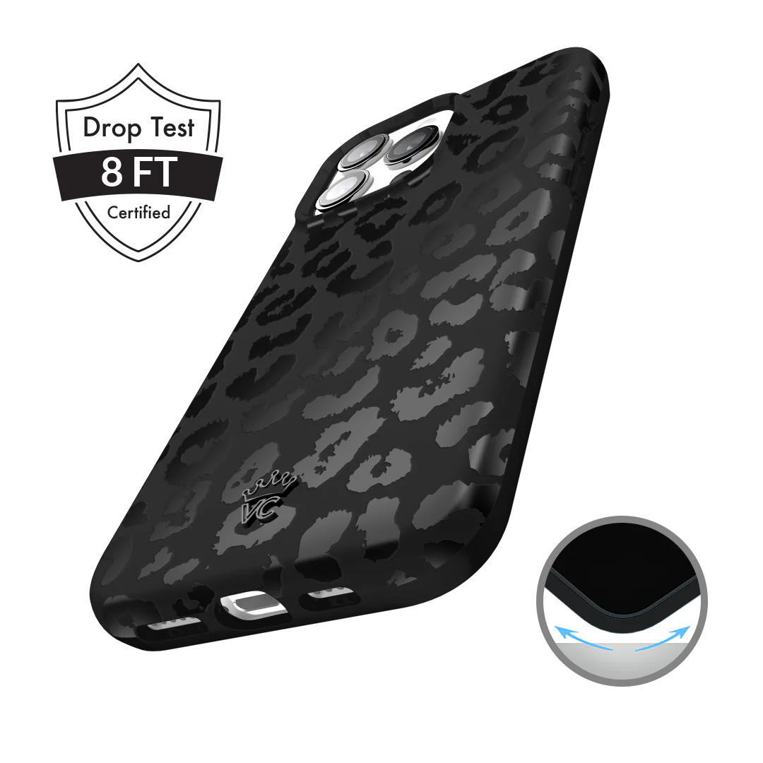 Black Leopard iPhone Case