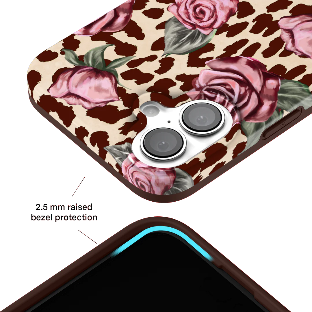 Rosy Leopard iPhone Case