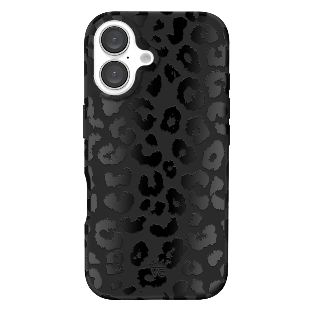 Black Leopard iPhone Case