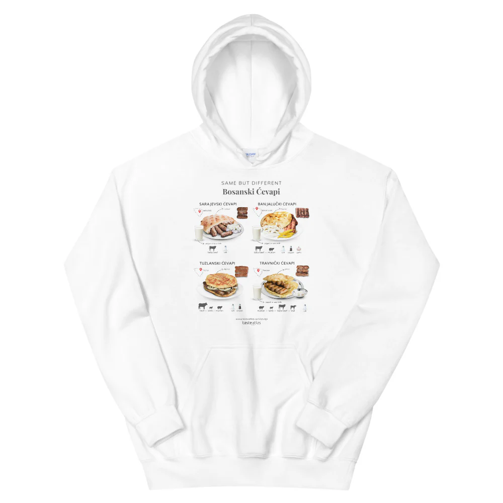 Same But Different Bosanski Ćevapi Unisex Hoodie