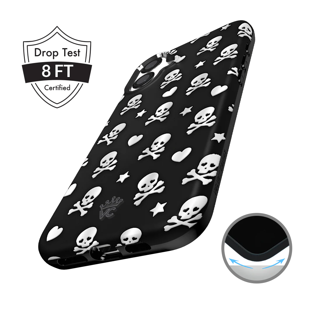Chrome Skulls iPhone Case