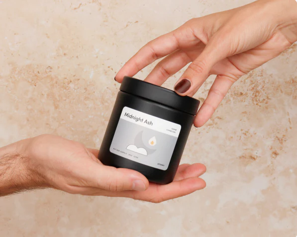 Midnight Ash Bathroom Candle