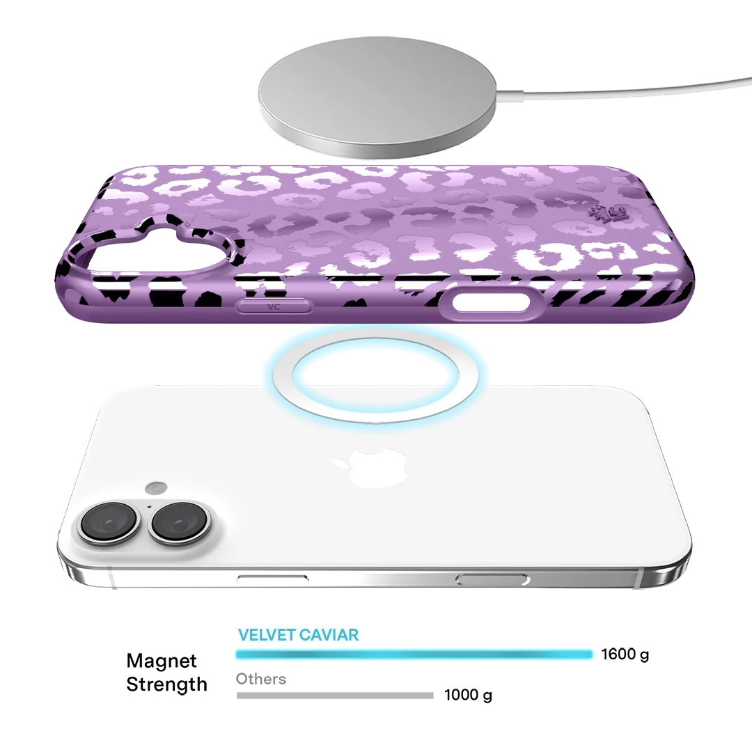 Amethyst Leopard iPhone Case