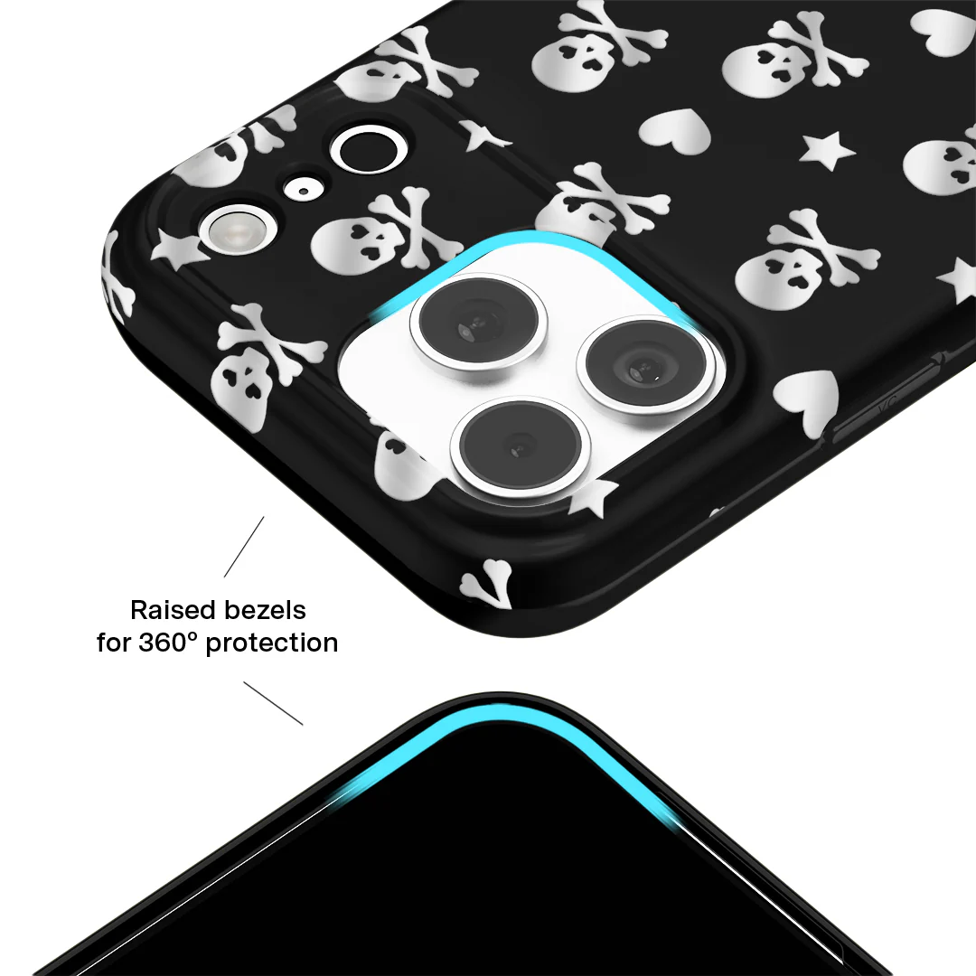 Chrome Skulls iPhone Case