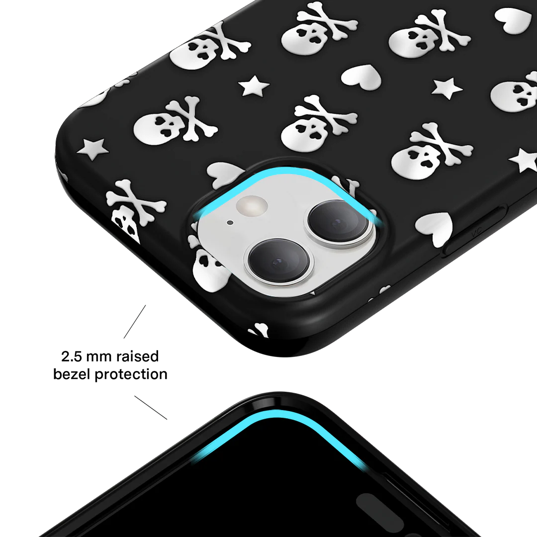Chrome Skulls iPhone Case