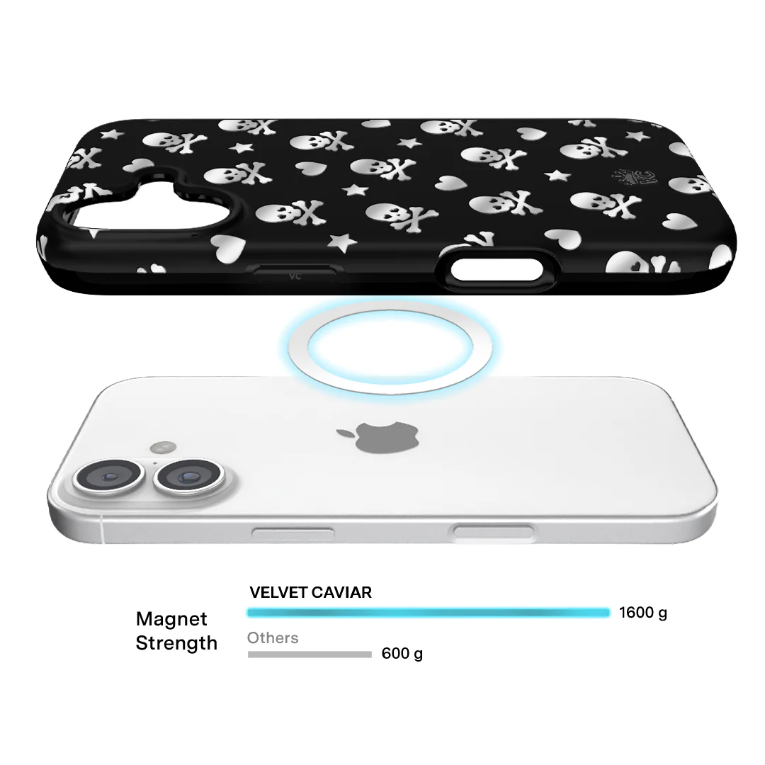 Chrome Skulls iPhone Case