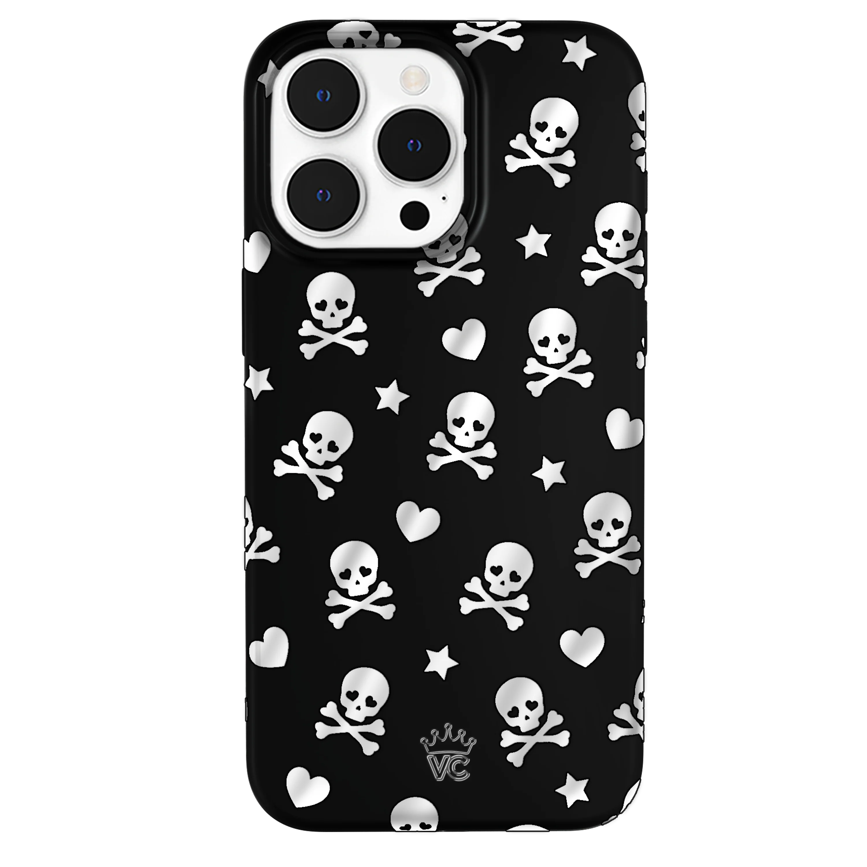 Chrome Skulls iPhone Case