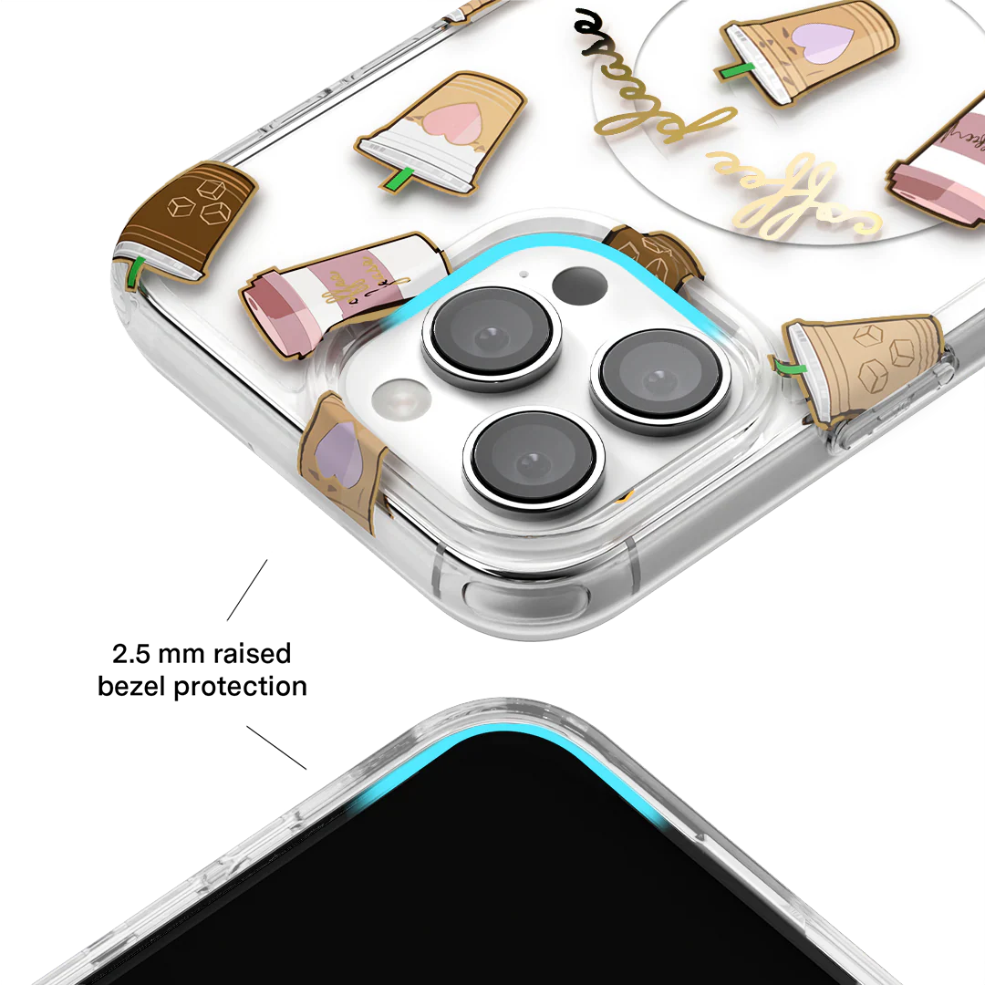 Coffee First iPhone Case