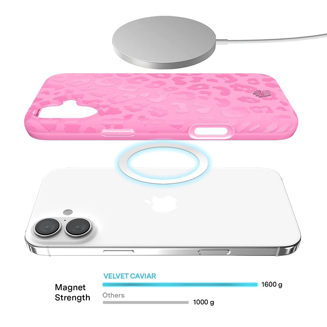 Hot Pink Leopard iPhone Case