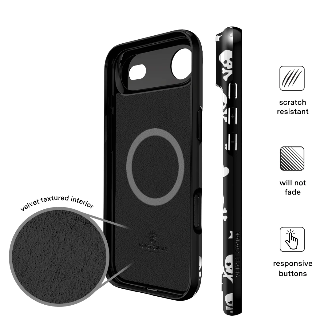 Chrome Skulls iPhone Case