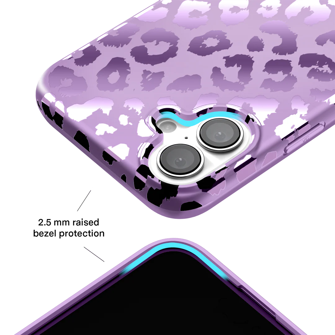 Amethyst Leopard iPhone Case