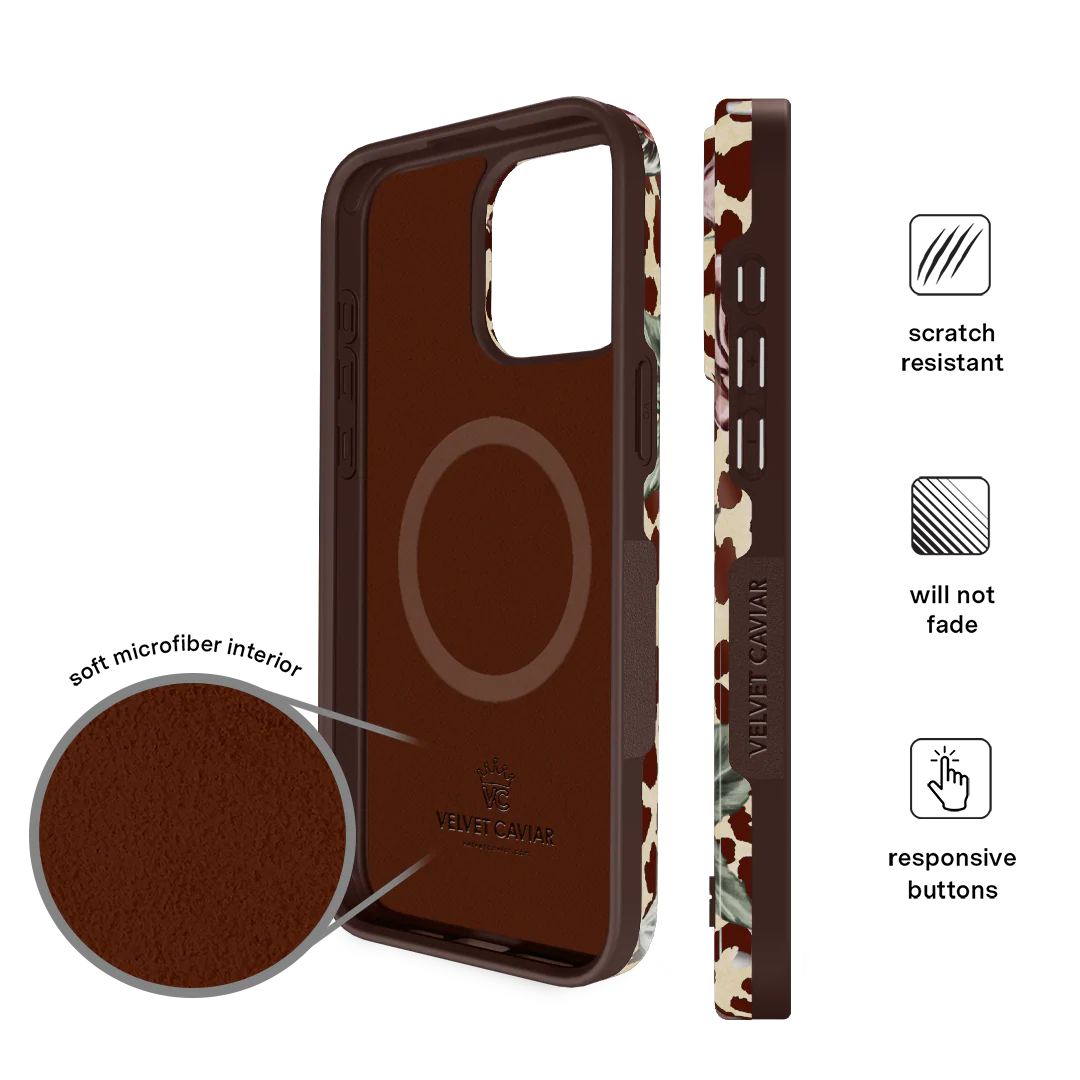 Rosy Leopard iPhone Case