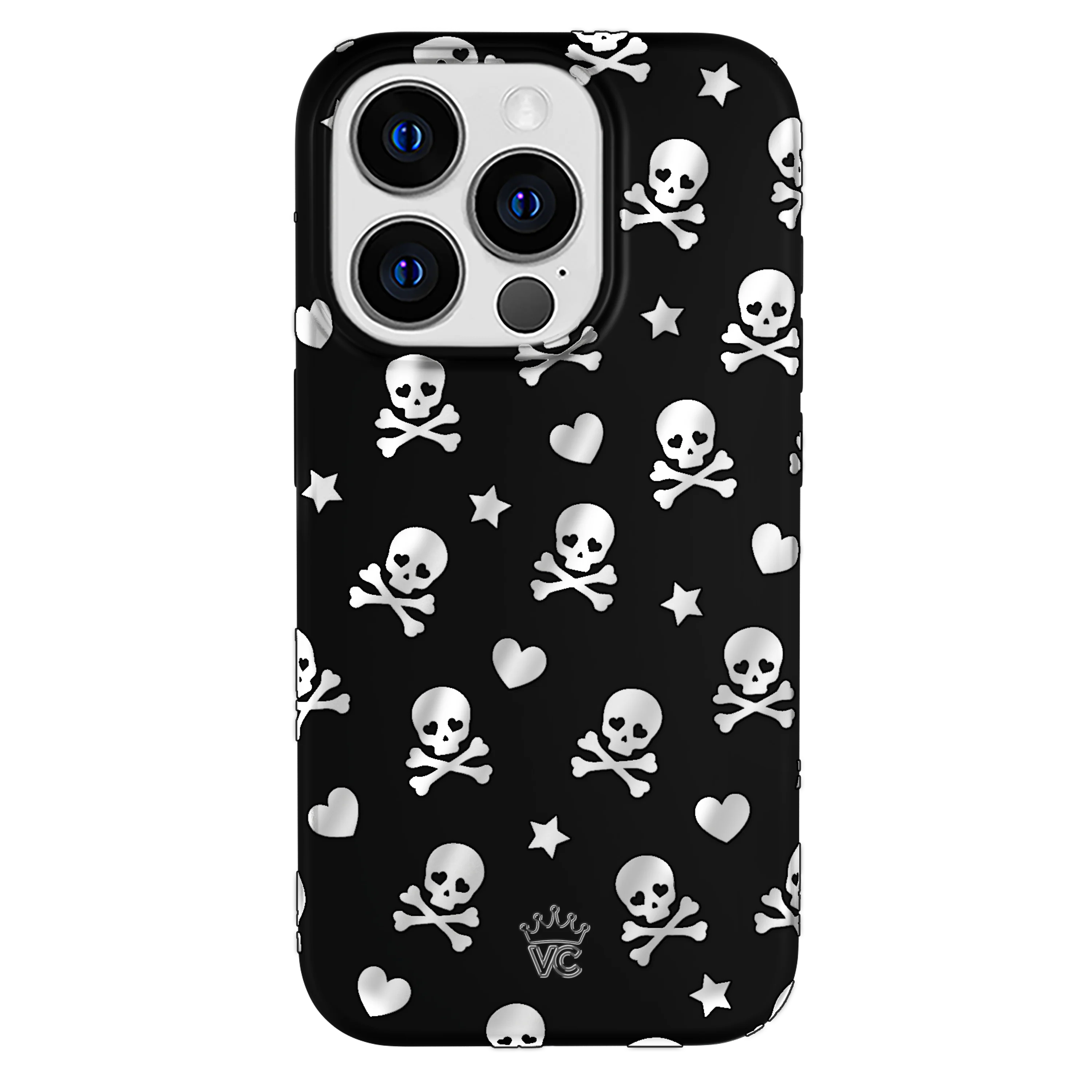 Chrome Skulls iPhone Case
