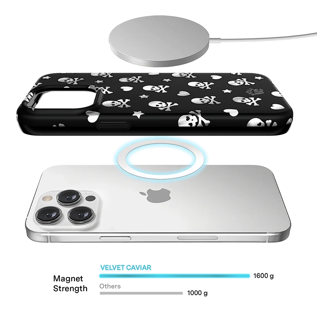 Chrome Skulls iPhone Case