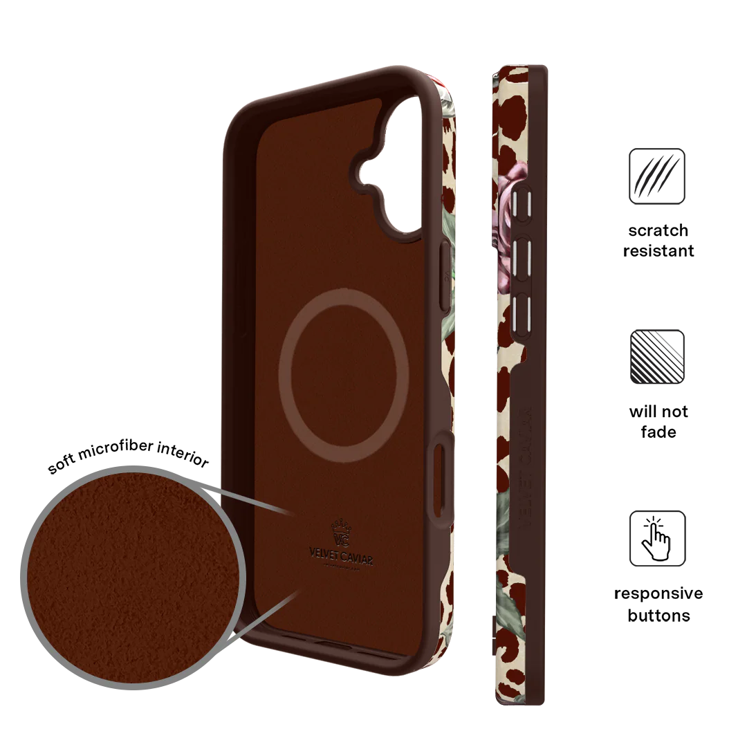 Rosy Leopard iPhone Case