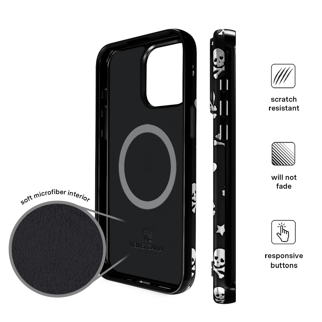 Chrome Skulls iPhone Case