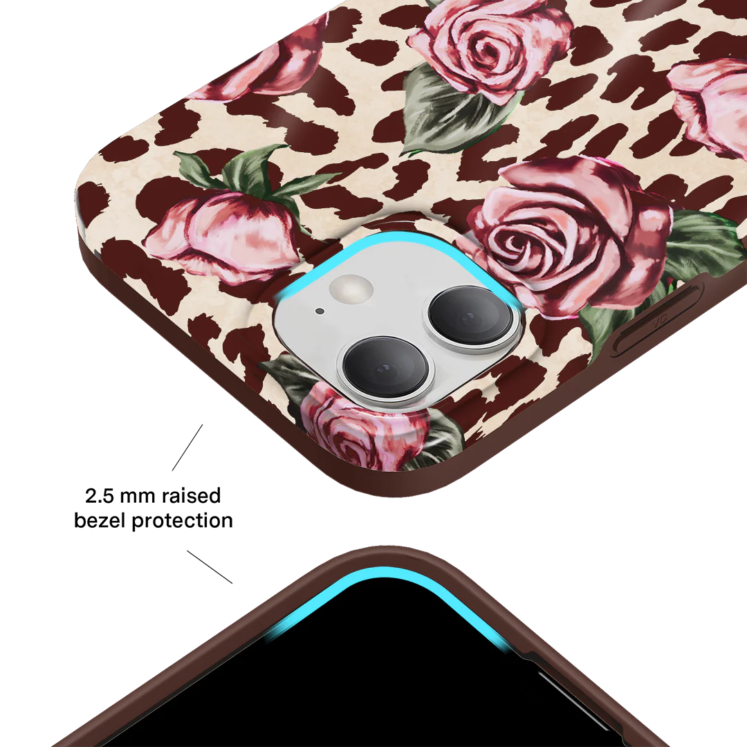 Rosy Leopard iPhone Case