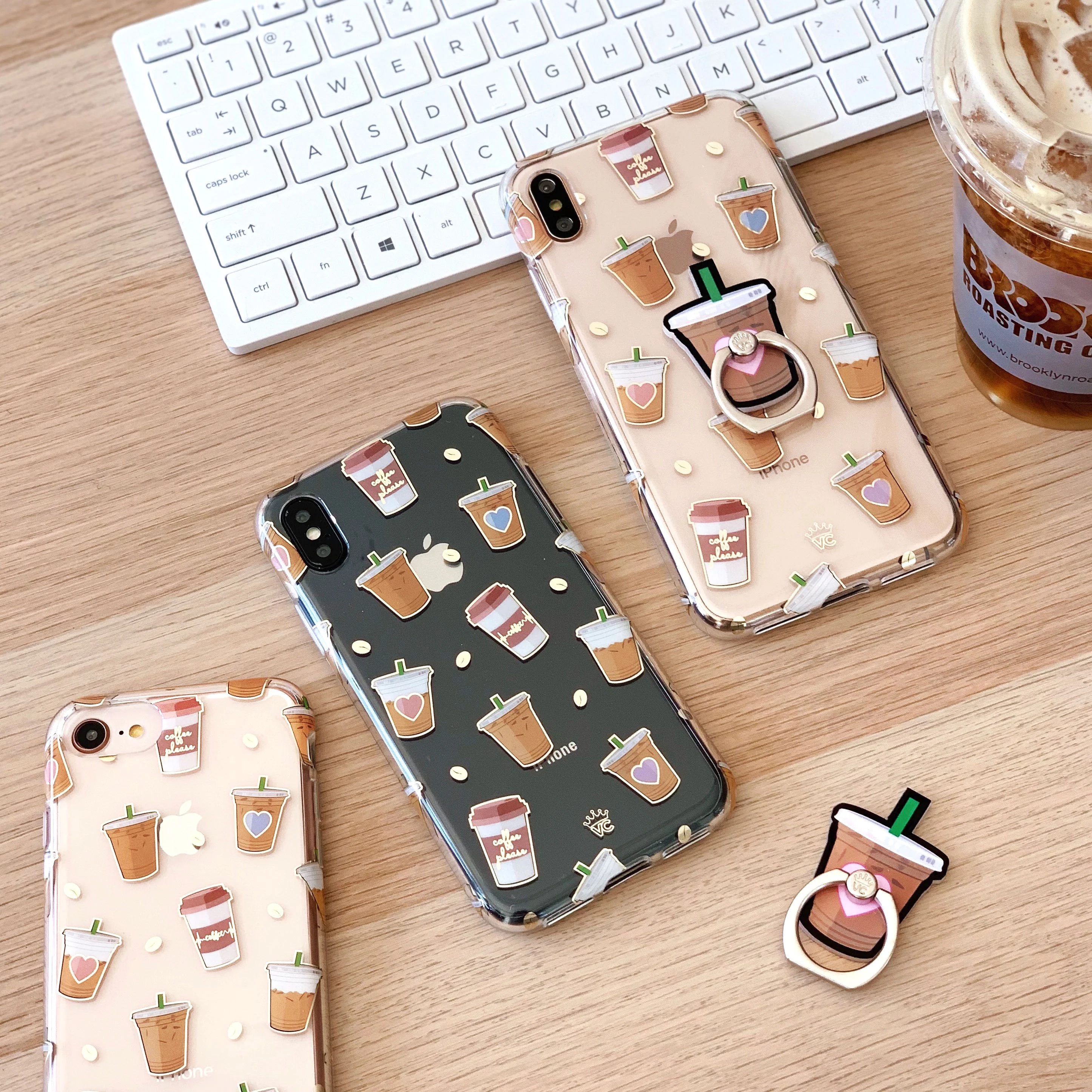 Coffee First iPhone Case