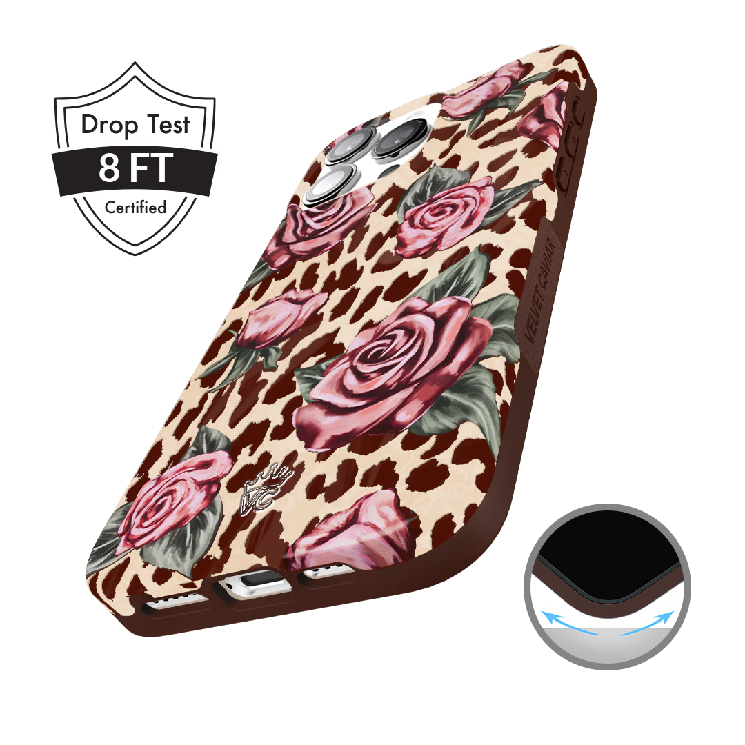 Rosy Leopard iPhone Case