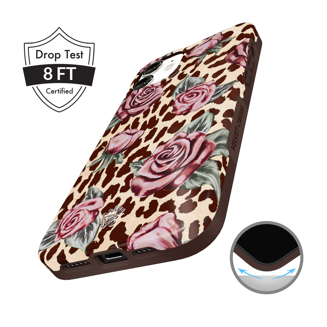 Rosy Leopard iPhone Case