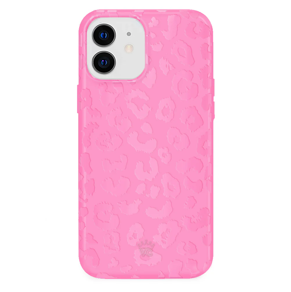 Hot Pink Leopard iPhone Case