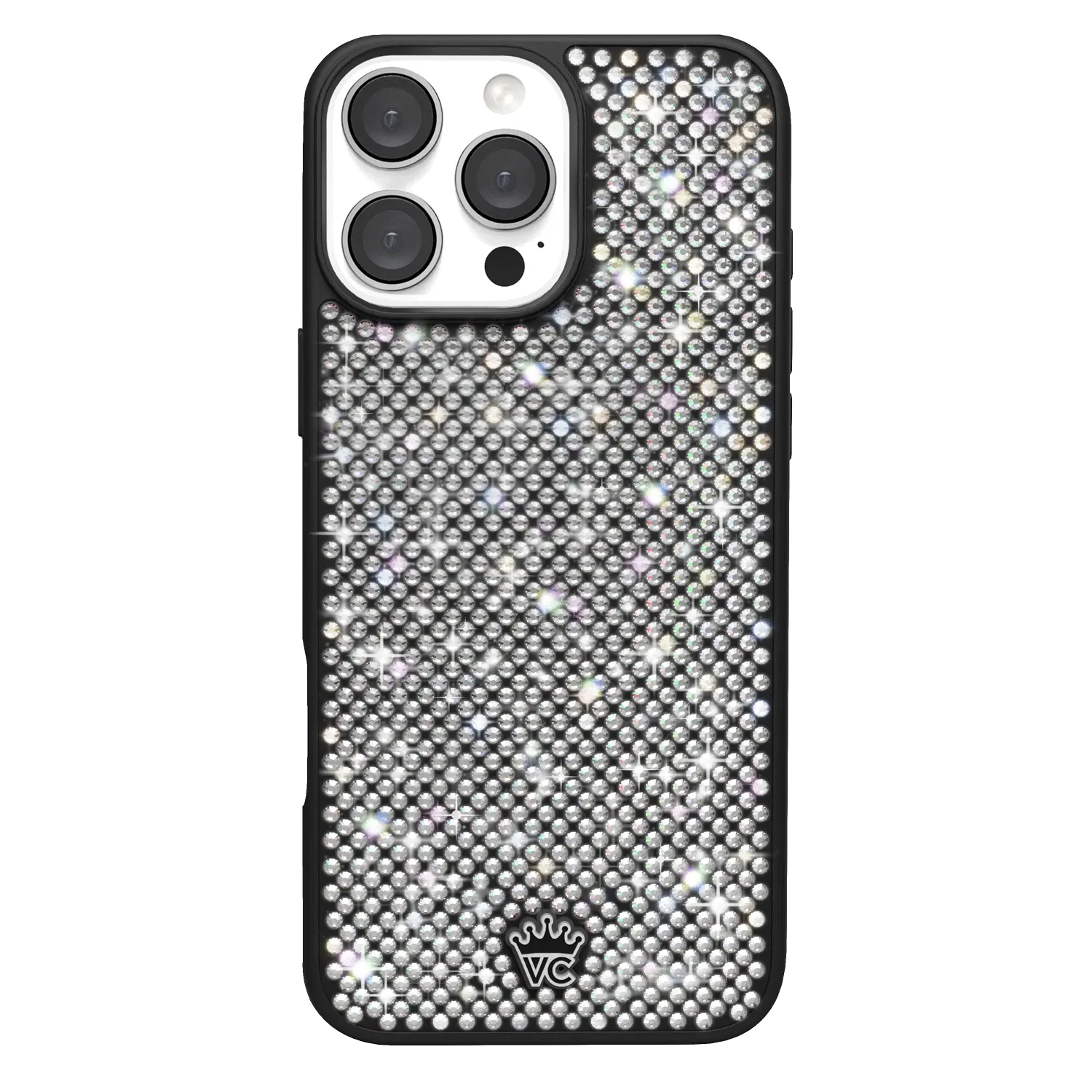 Black Caviar Crystals iPhone Case