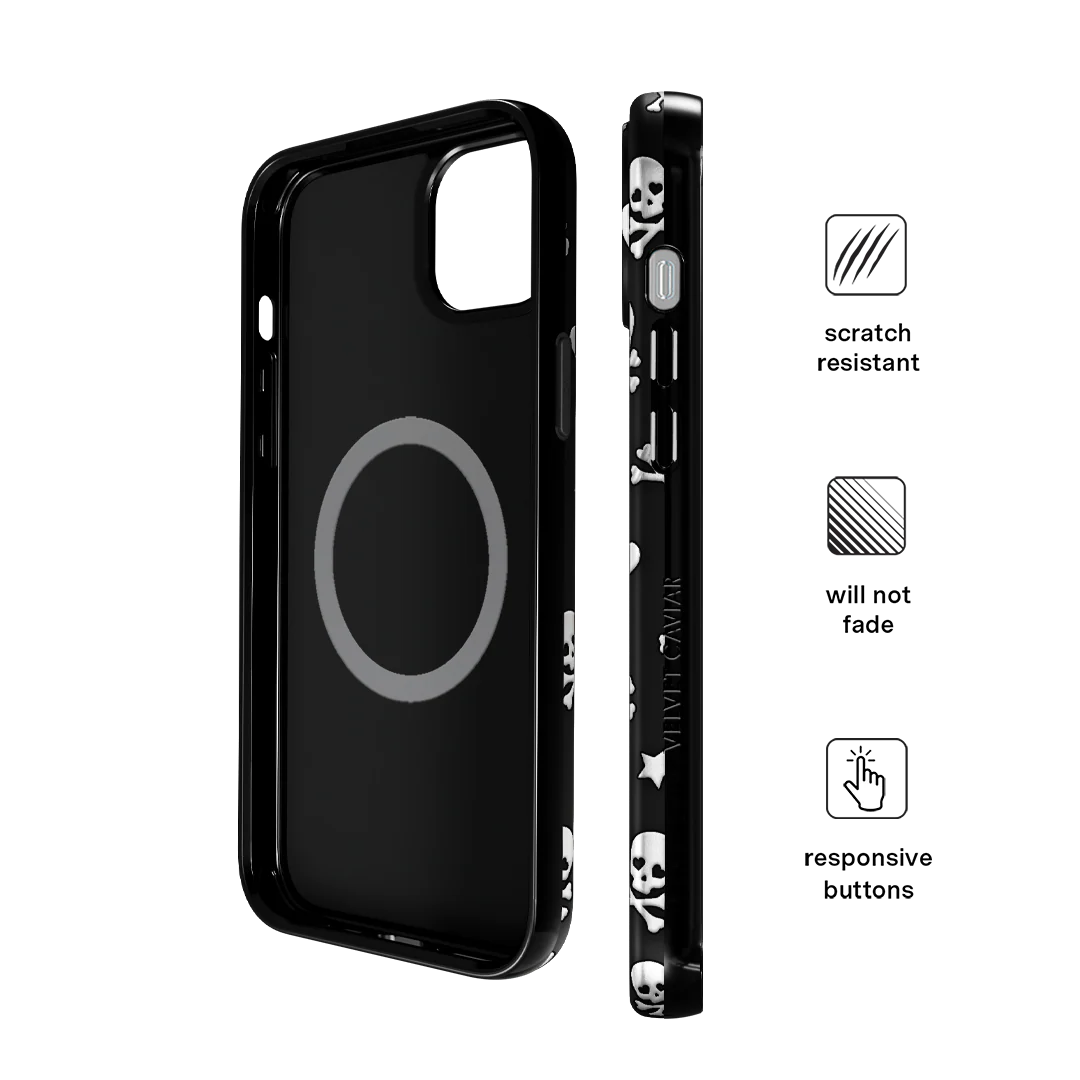 Chrome Skulls iPhone Case