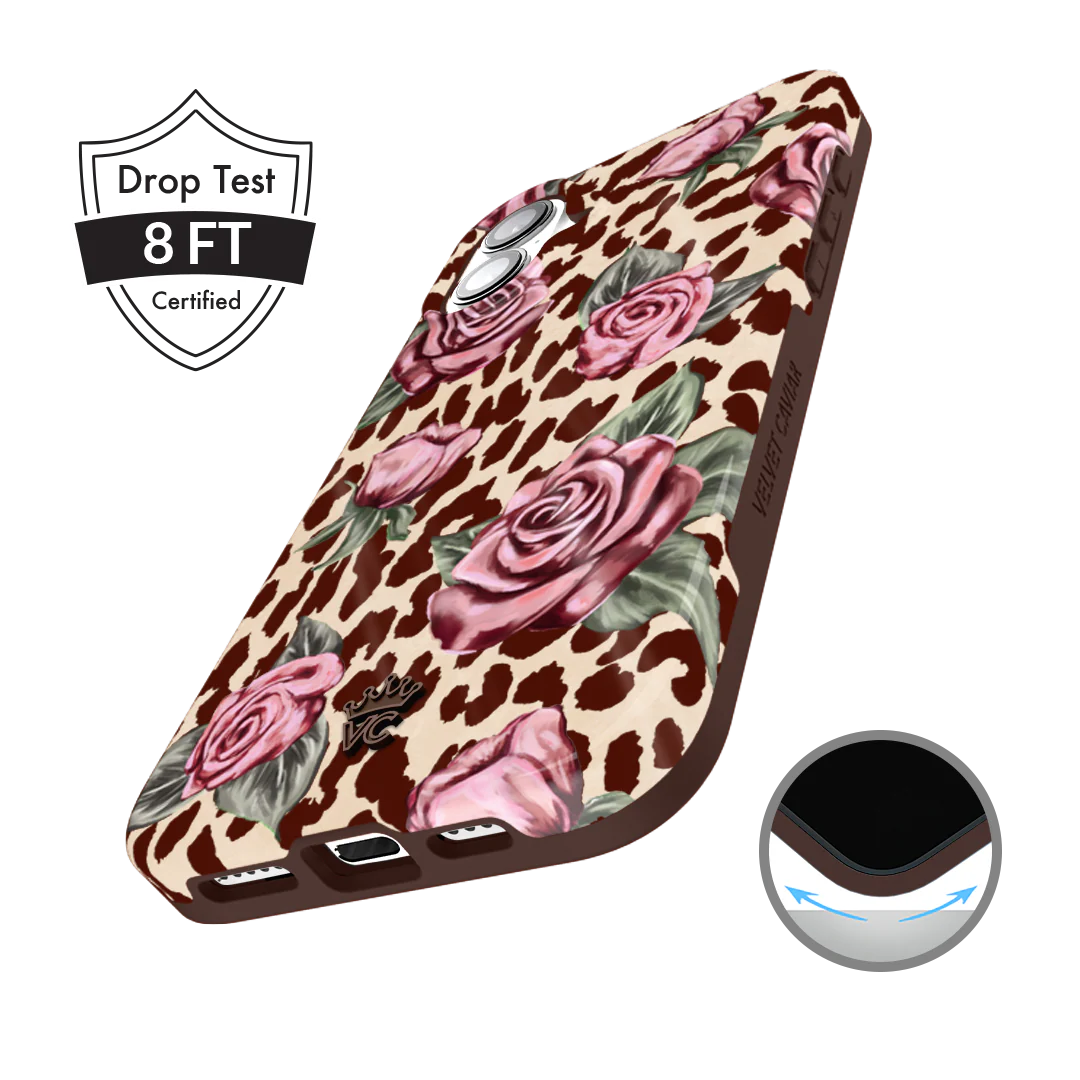 Rosy Leopard iPhone Case