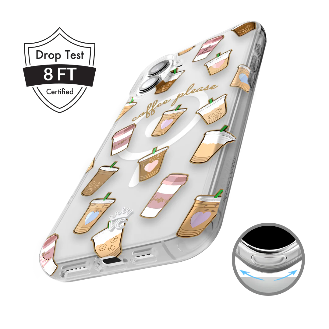 Coffee First iPhone Case