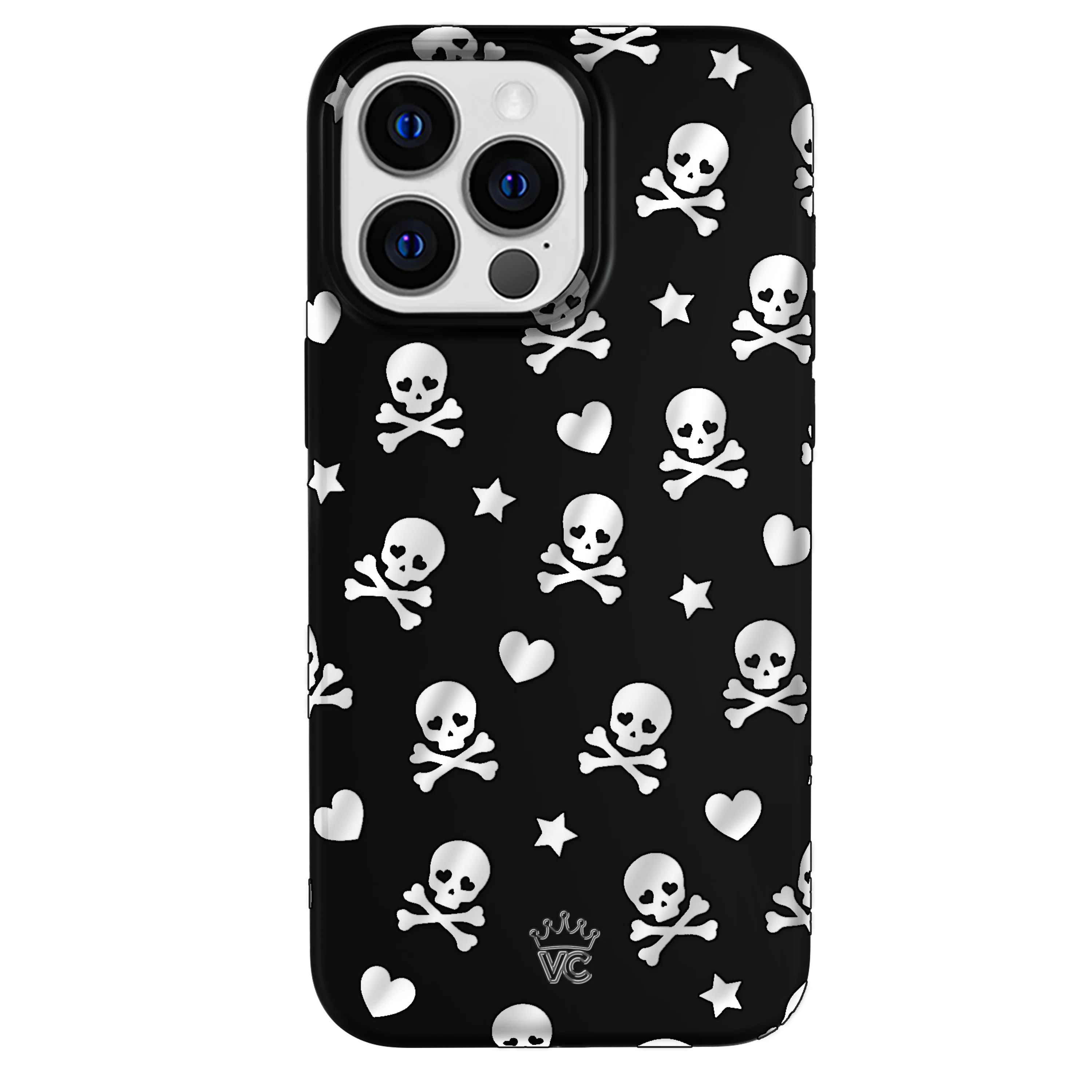 Chrome Skulls iPhone Case